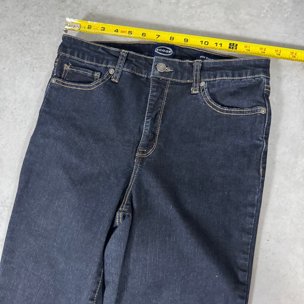 High Rise Flare Scoop Bootcut Womens Jeans Size: 10 - Picture 5 of 13